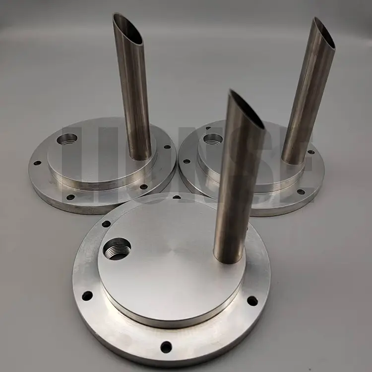 Support vertical de la bride usinée en aluminium