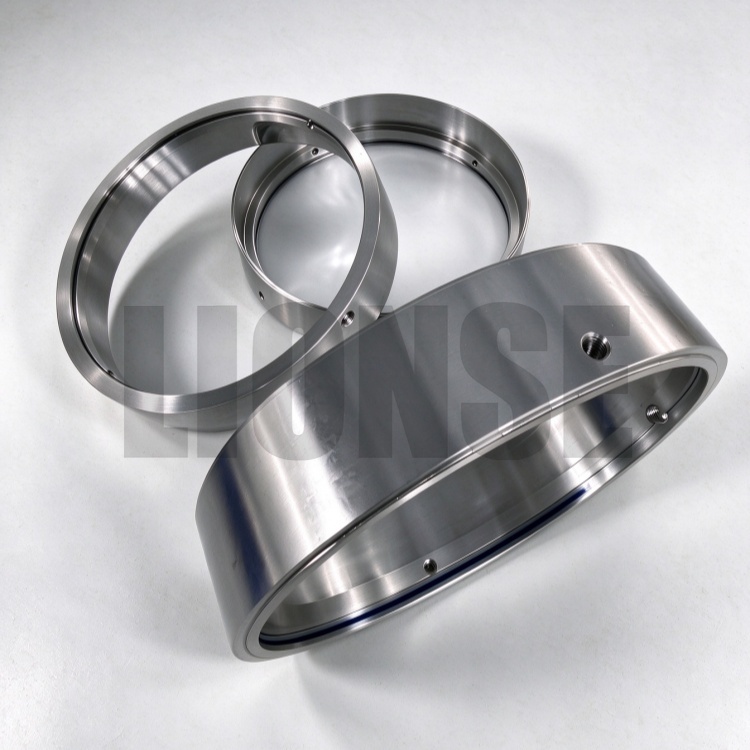 Anneaux métalliques usinés CNC avec précision sur mesure