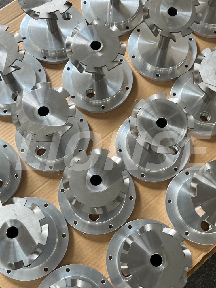 Ensemble de turbine de dispersion en dents de scie en acier inoxydable